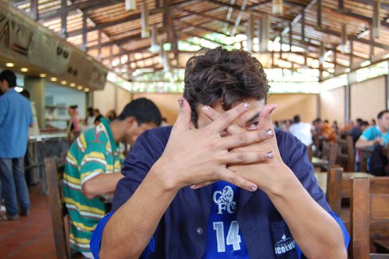 Stievi will nicht fotografiert werden...