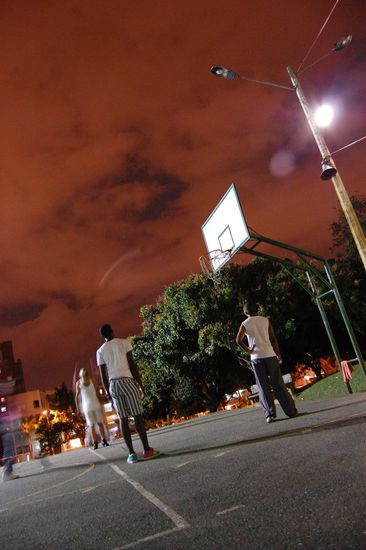 Leider kündigt der rötliche Himmel schon bald Regen an.