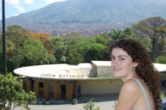 Eingang zum botansichen Garten.