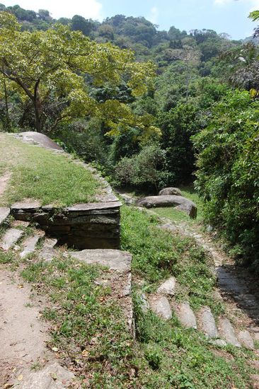 Das alte Tayronadorf (circa 2000 Menschen haben hier vor langer Zeit gelebt)