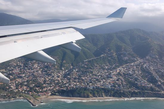 Anflug auf Caracas real