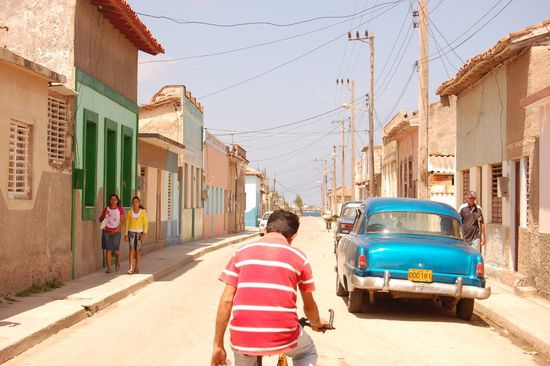 Unsere ersten Eindrücke der Stadt Gibara, Samstag Nachmittag.