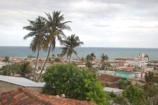 Blick über einen Teil der Stadt