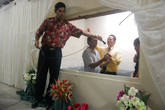 Dann die Taufe selbst...