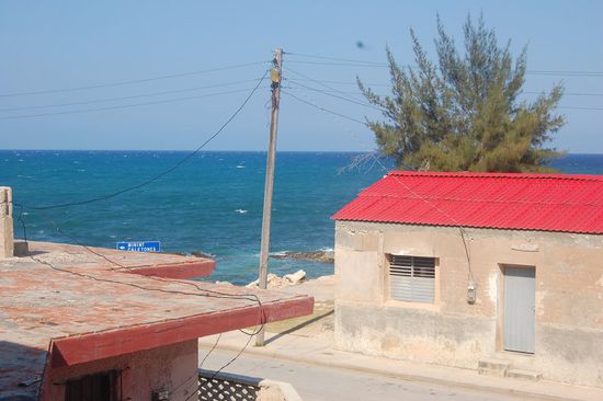 Blick aus dem Zimmer im Krankenhaus.