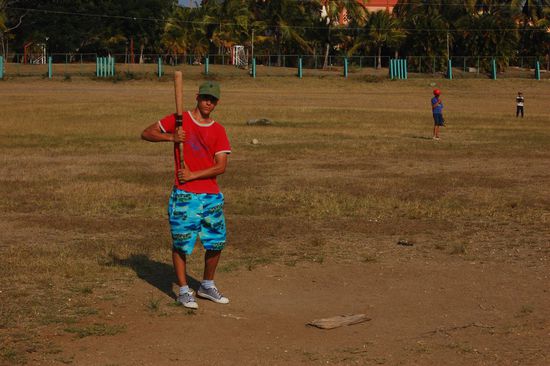 Baseball ist hier echt Volkssport 