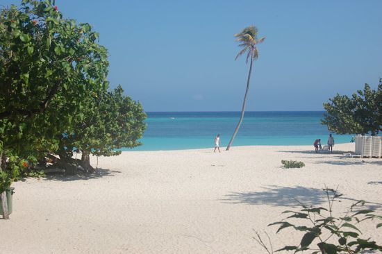 Das war der erste Blick auf den Traumstrand 