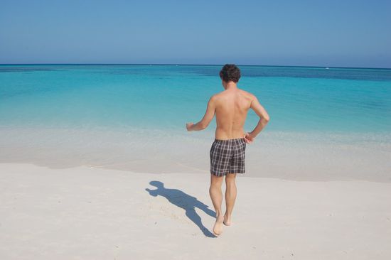 Und gleich mal rein ins Wasser 