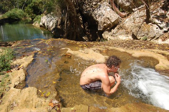 ...darum haben wir nur hier ein wenig geplanscht.