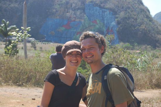 Den Parkplatzwächter Jesus hatten wir am Vortag bei unserer Radtour schon kennengelernt, er hat diesen Schnappschuss von uns gemacht.