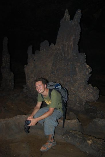 300 Meter gings hinein in die Dunkelheit...