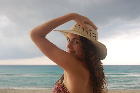 Bei dem Wind mussten wir dann ganz schön auf unsere Hüte aufpassen.