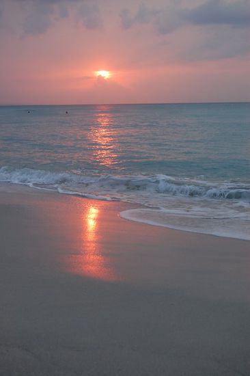 Das Gewitter hatte sich verzogen und so konnten wir sogar noch einen Sonnenuntergang genießen! 