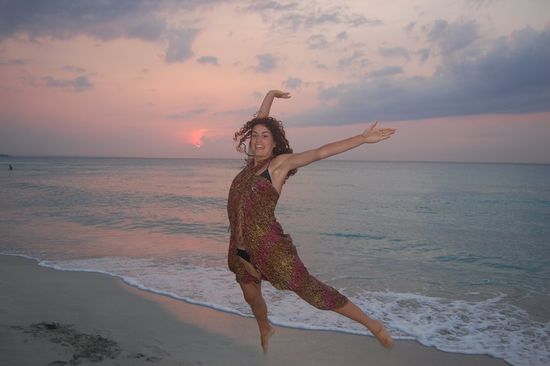 ...and jump, bauten wir unsere überschüssigen Kräfte ab.