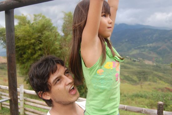 Vater und Töchterchen