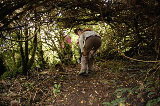 Manchmal mussten wir uns buecken.