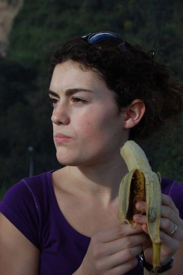 Meine erste Banane in Gedenken an Beatrice 