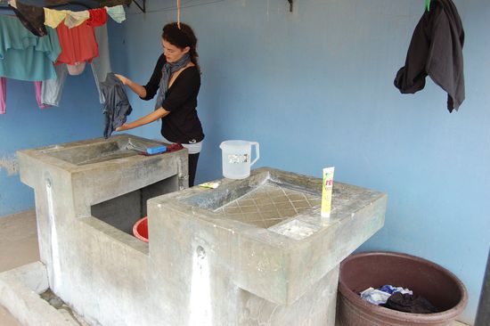 Ein Haufen Waesche ist zu waschen...