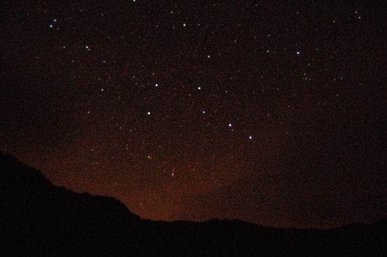 Genialer Sternenhimmel (der grosse Wagen steht Kopf )