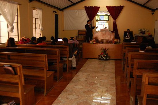 Die Gemeinde in Baños.