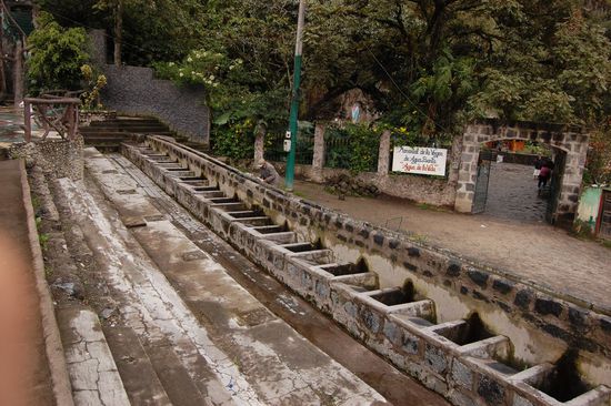 Neben der heutigen Therme traf sich hier in früheren Zeiten die ganze Stadt zum Wäsche waschen. 