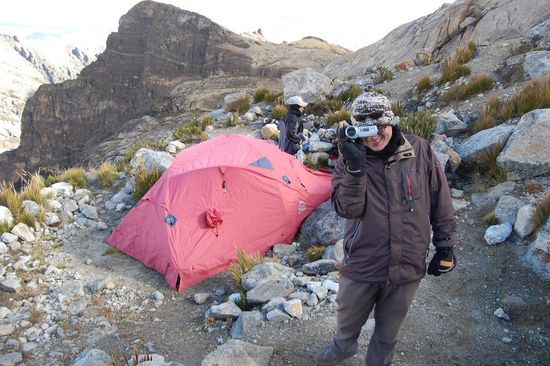 Unser Basislager auf ~4.400 Meter Höhe