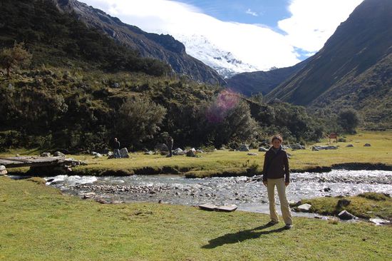 ...um bald am leicht ansteigenden Hochplateau zu stehen.