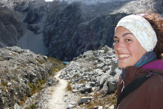 Ist das da vorne wirklich ein blauer Schimmer? Höher kanns ja eigentlich nimmer gehn, weil da vorn beginnt ja schon der Gletscher...