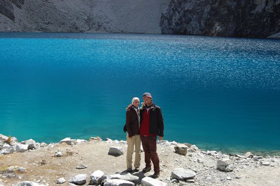 Und Mica auch! Überhaupt nicht erschöpft, klar, er durfte die ganze Zeit im Rucksack relaxen... 
