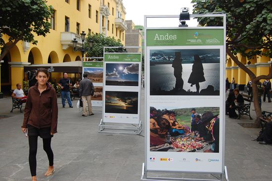 Eine Fotoausstellung auf der Strasse...