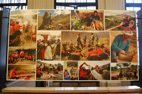 Eindrücke von Andenlandschaften und Andenbewohner