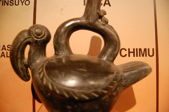 Chimu: 900 - 1440 n.Chr. (Töpferkunst meist in schwarz)