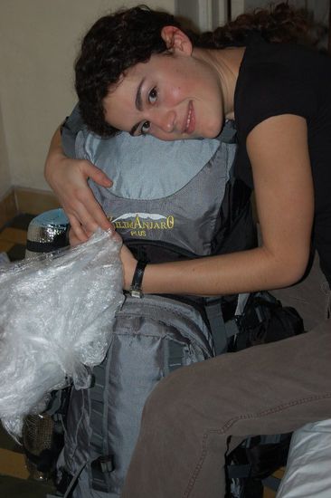 Endlich... mein Rucksack ist angekommen!