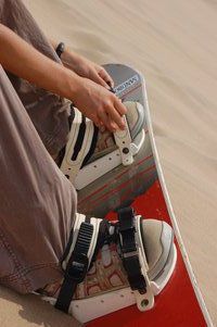 Exakt wie beim Snowboarden