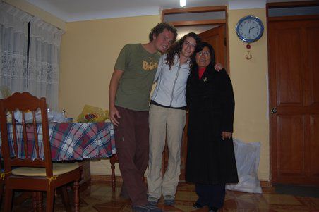 Unsere Gastgeberin Maria Elena