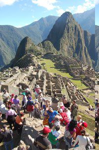 So, und hier ein typisches Machu Picchu Photo wies wirkich aussieht.