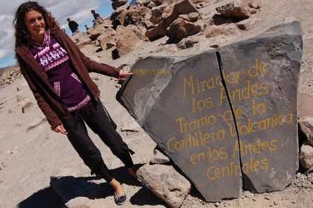 "Mirador de los volcanos" auf 4.910 Metern. "Nur wo du zu Fuß warst, da warst du wirklich." Deshalb sind wir dort auch ein paar Schritte gelaufen.