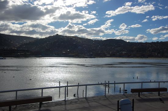 Erster Eindruck vom Titicacasee.