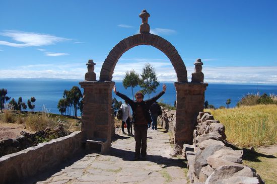 Sehr schöne Steinbögen erwarten uns,...