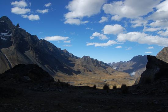Aussicht auf die Ausläufer der Anden