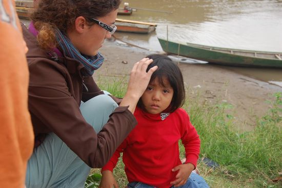 Auch das Trösten gehört hier zu unseren Aufgaben.