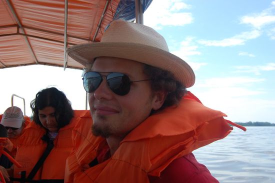 Schwimmwesten oder besser Schwimmnackenstützen wie immer obligatorisch.