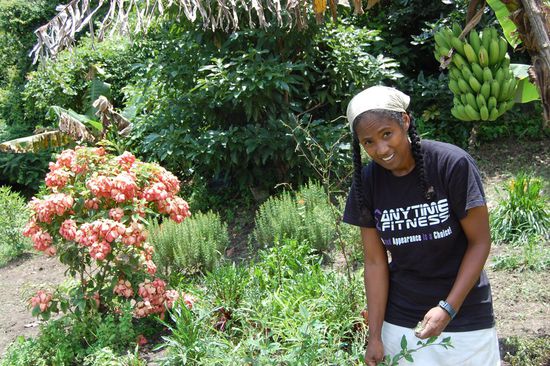 Jodi, die Schulleiterin der adventistischen Schule in Guayana. Mit ihr hatten wir die größte Gaudi hier, leider fährt sie heute Abend wieder zurück.