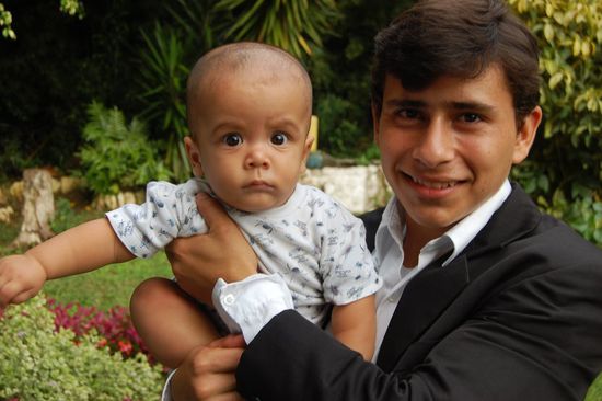 Elvimer (freut sich) mit Diego (freut sich nicht)