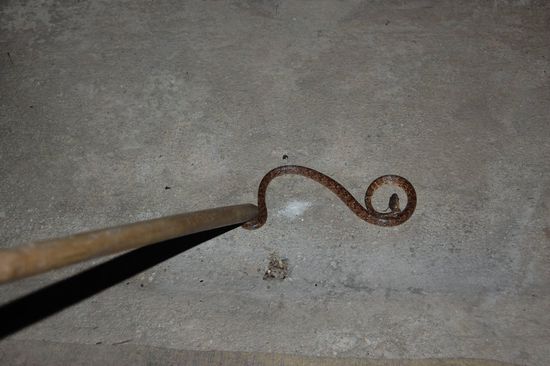 Besucherin in unserem Haus - musste aber leider getötet werden, da es eine hochgiftige Mapanare war.