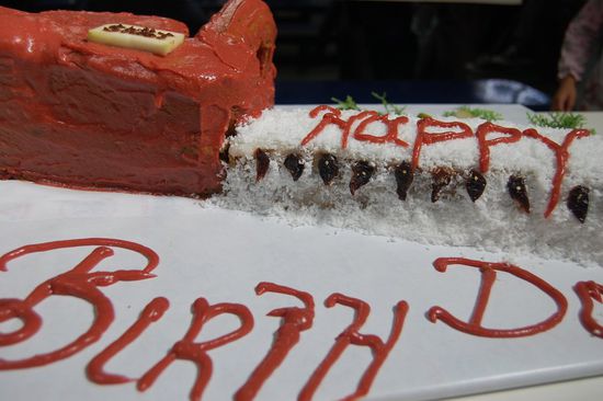 Rotzis Werk (wie immer, wenn es ausgefallene Torten gibt)