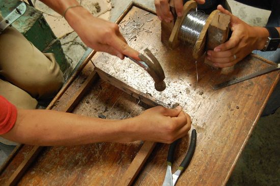 Alles muss ganz straff sein.