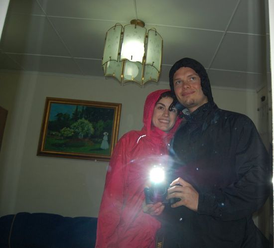 Da ziehn wir uns mal lieber unsere Regenjacken an...