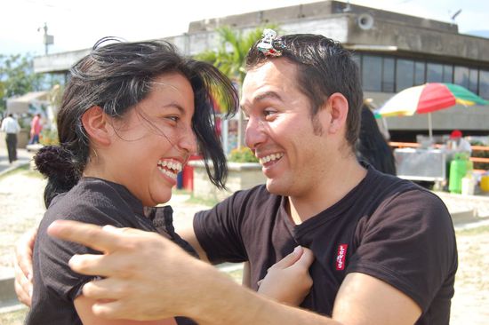 Die beiden Jungverliebten hatten so viel Spaß miteinander.