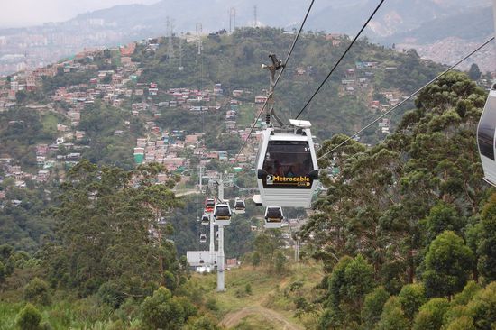 ...haben sie die Metro Cable gebaut!